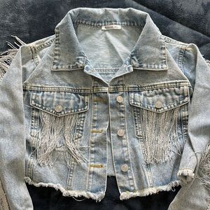 Cropped Jean Jacket